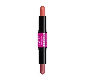 NYX PROFESSIONAL MAKEUP WONDER STICK ДВОСТОРОННІ РУМ’ЯНА ДЛЯ ЩІК 02 HONEY ORANGE + ROSE 2x4Г