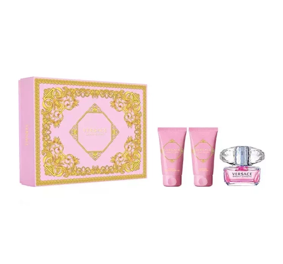 VERSACE BRIGHT CRYSTAL ТУАЛЕТНА ВОДА СПРЕЙ 50МЛ + БАЛЬЗАМ 50МЛ + ГЕЛЬ 50МЛ