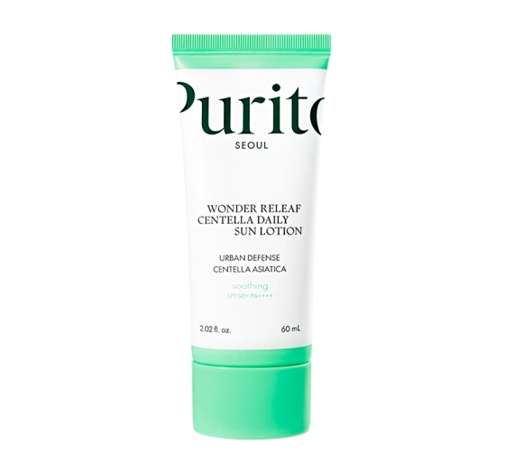 Purito Wonder Releaf Centella легкий солнцезащитный крем для лица SPF 50+ 60 мл