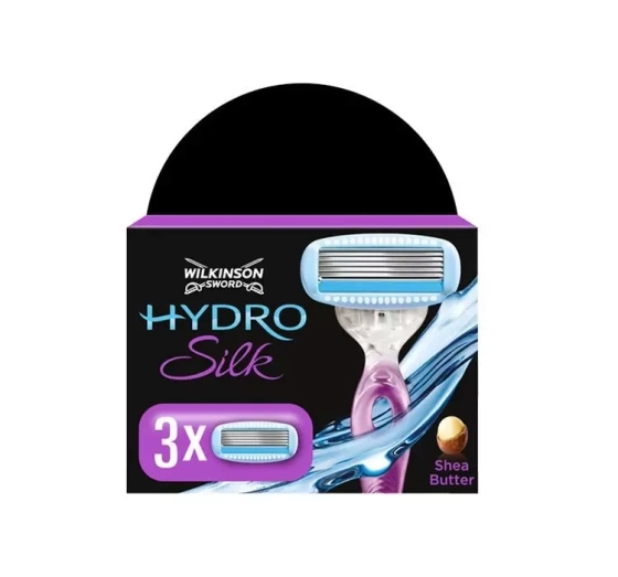 WILKINSON SWORD HYDRO SILK ЛЕЗА ДО БРИТВИ ДЛЯ ЖІНОК 3 ШТУКИ