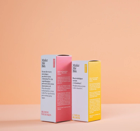 Натисніть на картинку, щоб її збільшити MAKE ME BIO BLOOMI BLOOM YOUR SKIN КРЕМ ДЛЯ ОБЛИЧЧЯ ВІД ПІГМЕНТНИХ ПЛЯМ З ФОРМУЛОЮ PRO-AGE 30МЛ