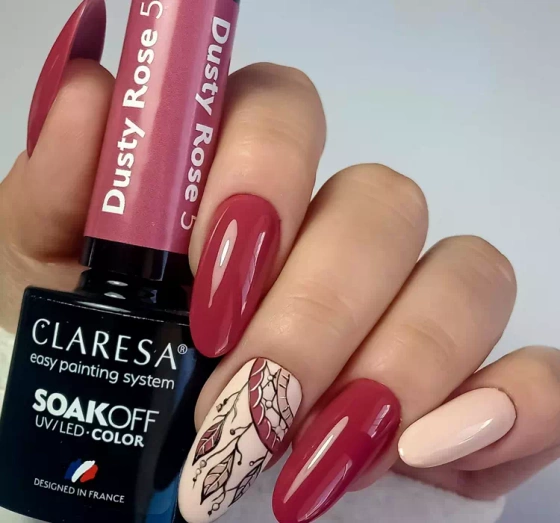 CLARESA SOAK OFF ГЕЛЬ-ЛАК DUSTY ROSE 5 5Г