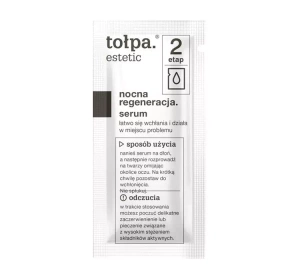 TOŁPA ESTETIC NOCNA REGENERACJA ИНТЕНСИВНАЯ РЕГЕНЕРИРУЮЩАЯ ПРОЦЕДУРА