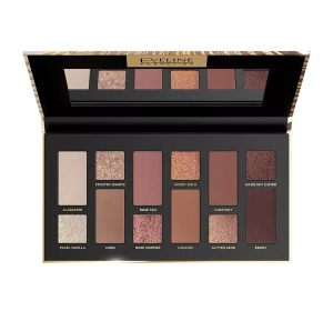 EVELINE VARIETE TIMELESS BRONZE EDITION ПАЛЕТКА 12 ТЕНЕЙ ДЛЯ ВЕК 9,6Г