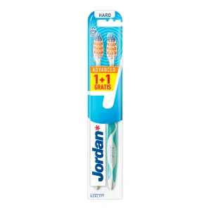 JORDAN ADVANCED 2-PACK ЗУБНЫЕ ЩЕТКИ HARD