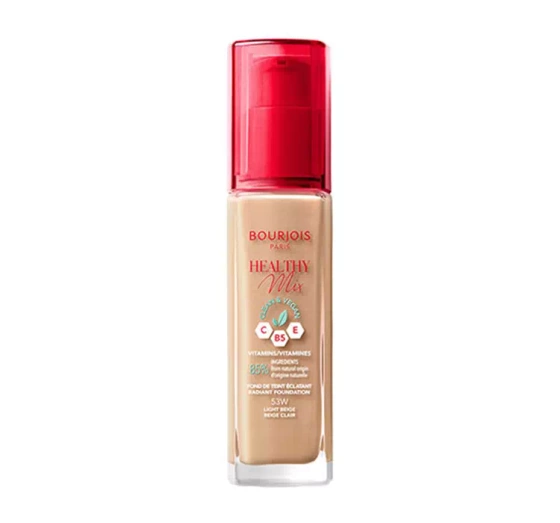 BOURJOIS HEALTHY MIX CLEAN ТОНАЛЬНОЕ СРЕДСТВО ДЛЯ ЛИЦА 53W LIGHT BEIGE 30МЛ