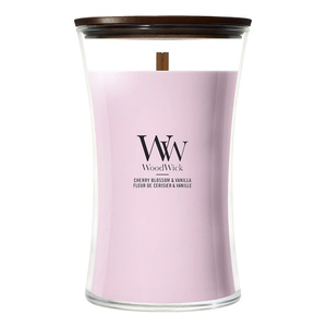 Woodwick Large Jar Candle ароматична свічка Cherry Blossom & Vanilla 610 г