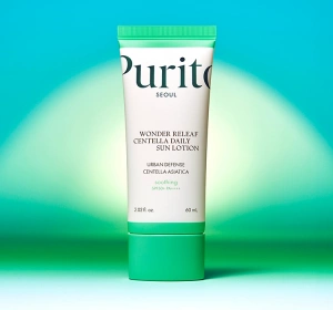 Purito Wonder Releaf Centella легкий солнцезащитный крем для лица SPF 50+ 60 мл
