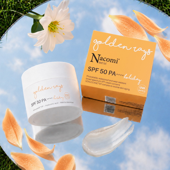 Нажмите на картинку, чтобы ее увеличить NACOMI NEXT LEVEL HOLIDAY SPF 50 UV КРЕМ ДЛЯ ЛИЦА 50МЛ