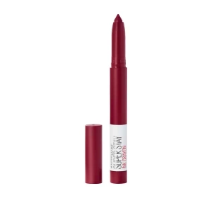 ТЕСТЕР MAYBELLINE SUPERSTAY INK CRAYON МАТОВА ПОМАДА 55 MAKE IT HAPPEN
