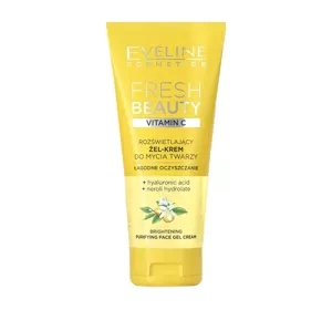 EVELINE FRESH BEAUTY ОСВІТЛЮЮЧИЙ КРЕМ-ГЕЛЬ ДЛЯ ВМИВАННЯ 150МЛ