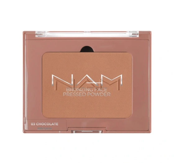 NAM Bronzing Face компактний бронзер для обличчя 03 Chocolate Brown 10г