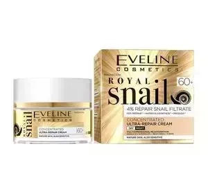 EVELINE ROYAL SNAIL КОНЦЕНТРИРОВАННЫЙ КРЕМ УЛЬТРА ВОССТАНАВЛИВАЮЩИЙ 60+ 50МЛ