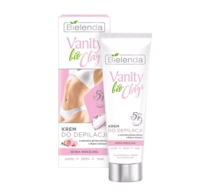 BIELENDA VANITY BIO CLAYS КРЕМ ДЛЯ ДЕПІЛЯЦІЇ ЧУТЛИВА ШКІРА 100МЛ