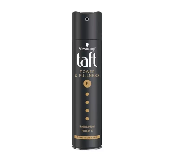 TAFT POWER & FULLNESS ЛАК  ДЛЯ ДЕЛИКАТНЫХ И ТОНКИХ ВОЛОС 250МЛ