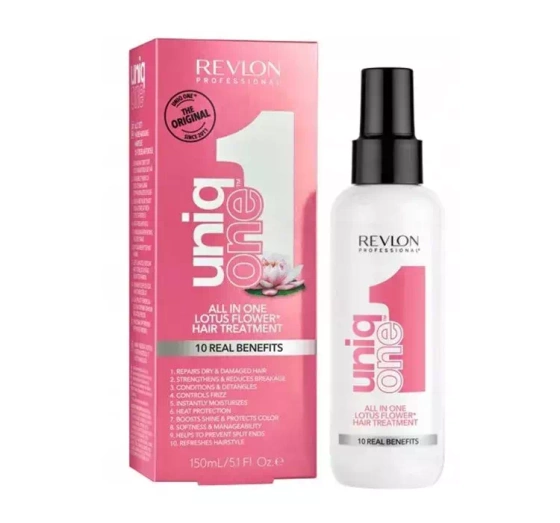 REVLON PROFESSIONAL UNIQ ONE КОНДИЦИОНЕР-СПРЕЙ ДЛЯ ВОЛОС 10в1 LOTUS FLOWER 150МЛ