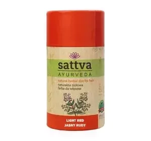 SATTVA AYURVEDA НАТУРАЛЬНАЯ ТРАВЯНАЯ КРАСКА НА ОСНОВЕ ХНЫ СВЕТЛО-РЫЖЫЙ 150Г