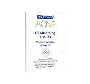 NOVACLEAR ACNE МАТИРУЮЩИЕ САЛФЕТКИ ДЛЯ ЛИЦА 50 ШТ