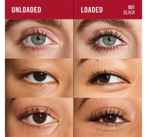 Rimmel Lash Loader веганская тушь для объема ресниц 001 Black 9,5мл 001 Black 9,5мл