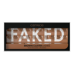 Catrice Faked Brown Cluster Lashes синтетичні пучки вій з клеєм Faked Brown 20 штук