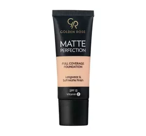 GOLDEN ROSE MATTE PERFECTION КРОЮЩИЙ ТОНАЛЬНЫЙ КРЕМ SPF15 C1 35МЛ