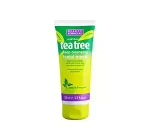 BEAUTY FORMULAS TEA TREE DEEP CLEANSING FACIAL MASK МАСКА ДЛЯ ЛИЦА 100МЛ