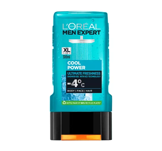 LOREAL MEN EXPERT COOL POWER ГЕЛЬ ДЛЯ ДУША 3В1 300МЛ