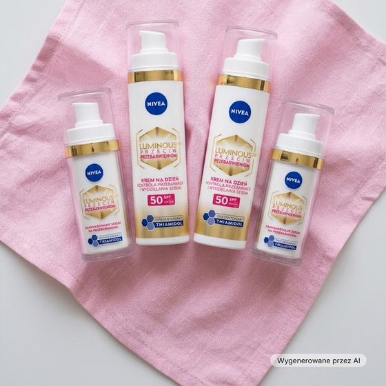 NIVEA 2 Pack Cellular Luminous630 набор косметики для ухода за лицом дневной крем + сыворотка