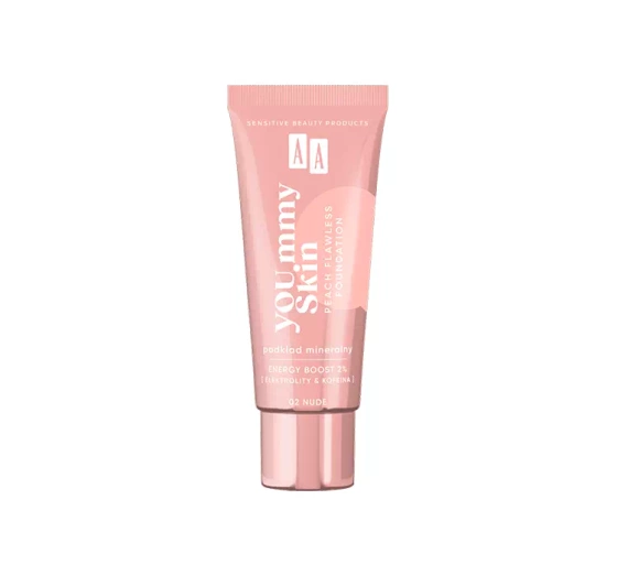 AA YOU.MMY SKIN PEACH FLAWLESS МІНЕРАЛЬНИЙ ТОНАЛЬНИЙ ЗАСІБ 02 NUDE 30МЛ