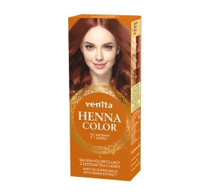 VENITA HENNA COLOR ТОНУЮЧИЙ БАЛЬЗАМ З ЕКСТРАКТОМ ХНИ 7 COPPER 75МЛ