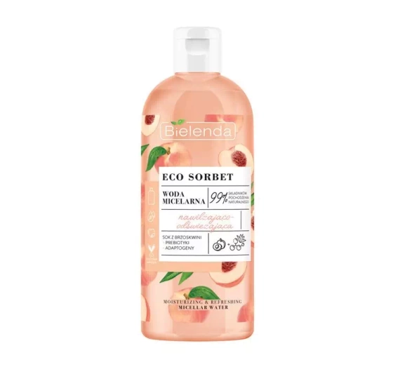 BIELENDA ECO SORBET PEACH МИЦЕЛЛЯРНАЯ ВОДА 500МЛ