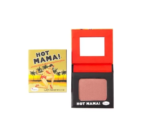 THE BALM HOT MAMA TRAVEL SIZE ТІНІ ДЛЯ ПОВІК І РУМ'ЯНА ДЛЯ ЩІК 3Г