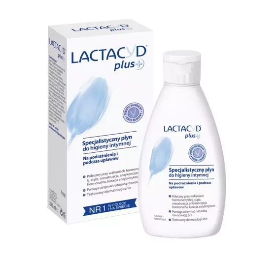 LACTACYD PLUS ГИНЕКОЛОГИЧЕСКОЕ СРЕДСТВО ДЛЯ ИНТИМНОЙ ГИГИЕНЫ 200МЛ