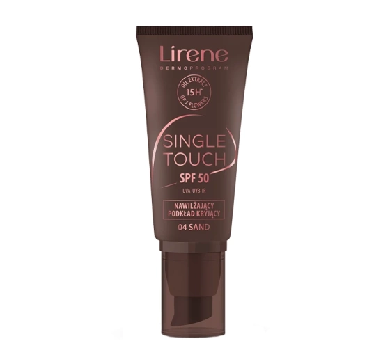 Lirene Single Touch увлажняющий тональный крем SPF50 04 Sand 30 мл