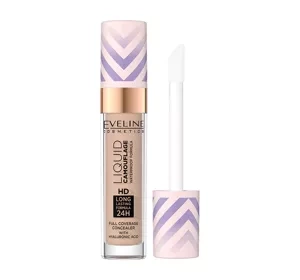 Eveline Cosmetics Liquid Camouflage кроющий корректор для лица с гиалуроновой кислотой 06 Medium Beige 7 мл