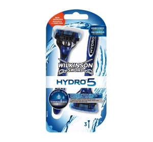 WILKINSON HYDRO 5 ОДНОРАЗОВИЙ СТАНОК ДЛЯ ГОЛІННЯ ДЛЯ ЧОЛОВІКІВ 3 ШТУКИ
