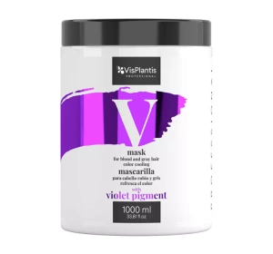 VIS PLANTIS PROFESSIONAL МАСКА ДЛЯ СВІТЛОГО ТА СИВОГО ВОЛОССЯ ДЛЯ ОХОЛОДЖЕННЯ КОЛЬОРУ 1000МЛ