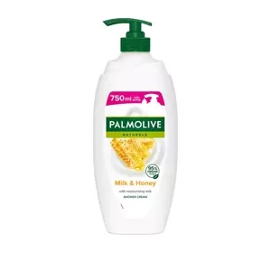 PALMOLIVE NATURALS ГЕЛЬ ДЛЯ ДУША С ДОЗАТОРОМ MILK & HONEY 750МЛ