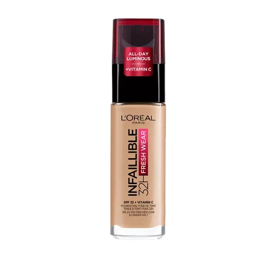 LOREAL INFAILLIBLE 24H FRESH WEAR СТІЙКИЙ ТОНАЛЬНИЙ ЗАСІБ 140 GOLDEN BEIGE 30МЛ