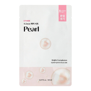 Etude House 0,2 мм Therapy Air Mask Pearl освітлююча тканинна маска з екстрактом перлів 20 мл