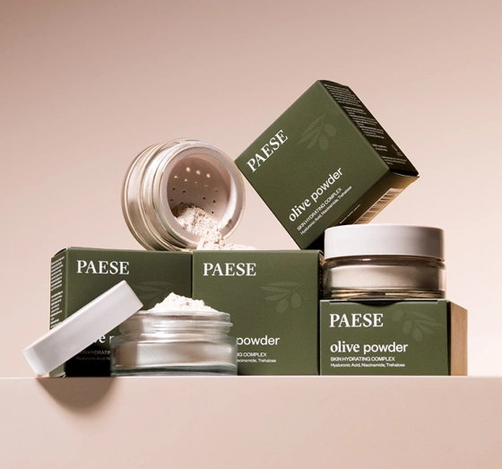 Paese Olive прозора оливкова пудра для обличчя 6 г