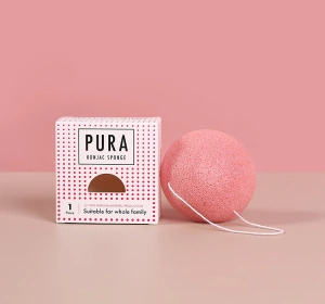 SISTER YOUNG PURA НАТУРАЛЬНИЙ СПОНЖ КОННЯКУ ДЛЯ ВМИВАННЯ PINK