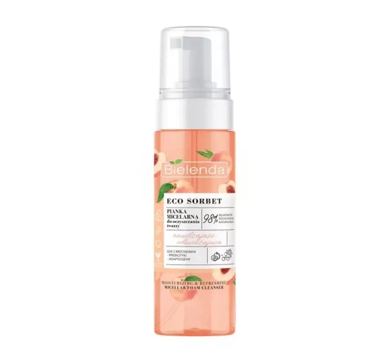 BIELENDA ECO SORBET PEACH МИЦЕЛЛЯРНАЯ ПЕНКА 150МЛ