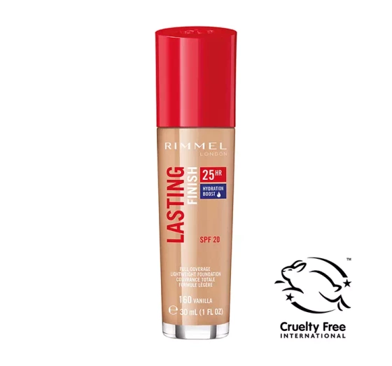 RIMMEL LASTING FINISH 25HR ТОНАЛЬНИЙ ЗАСІБ ДЛЯ ОБЛИЧЧЯ 160 VANILLA 30МЛ