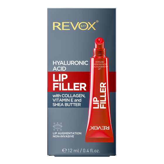 Revox B77 Hualuronic Acid Lip Filler — зволожуюче та відновлююче сироватка для губ, 12 мл