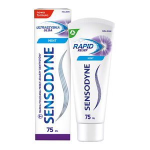 SENSODYNE RAPID RELIEF ЗУБНА ПАСТА УЛЬТРАШВИДКЕ ПОЛЕГШЕННЯ ПРИ ГІПЕРЧУТЛИВОСТІ 75 МЛ