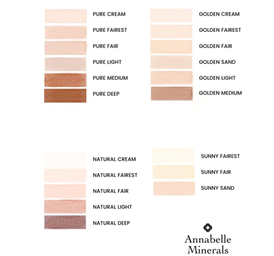 ANNABELLE MINERALS ПРЕССОВАНОЕ ТОНАЛЬНОЕ МИНЕРАЛЬНОЕ СРЕДСТВО PURE LIGHT 8,5Г