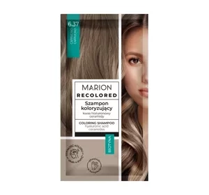 MARION RECOLORED ОТТЕНОЧНЫЙ ШАМПУНЬ ДЛЯ ВОЛОС 6.37 CAPPUCINO 35МЛ