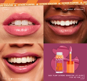 NYX PROFESSIONAL MAKEUP DUCK PLUMP БЛИСК ДЛЯ ЗБІЛЬШЕННЯ ГУБ 11 PICK ME PINK 7МЛ