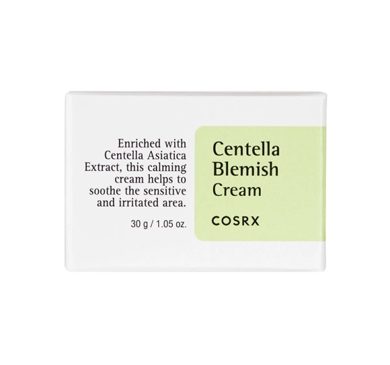 Cosrx Centella Blemish заспокійливий крем для обличчя 30 г